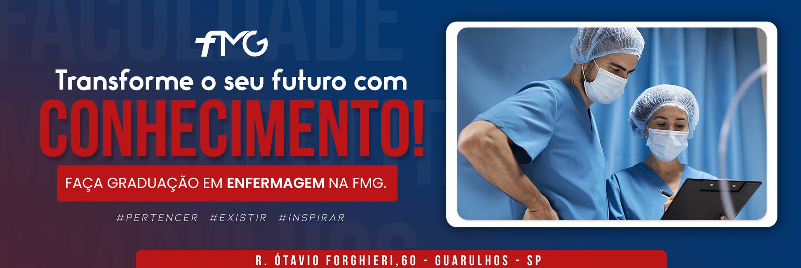 Faça graduação em Enfermagem na FMG