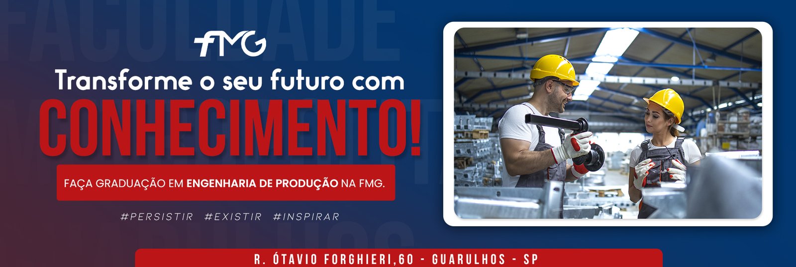 Faça graduação em Engenharia de Produção na FMG